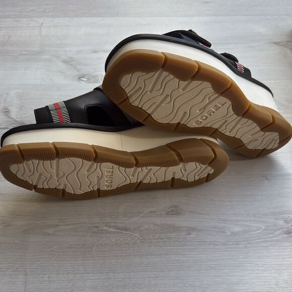 Sorel Joanie III Slide Women's Black and Red Sandals size 9 NWT in box - Picture 12 of 12